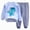 boy outfits-Sky Blue, variant on TOWED22 Toddler Boys Fall Clothes 2 Piece Long Sleeve Print Pattern Crewneck Sweatshirt Fleece Pants Soft Outfits Set(Purple,9-10 Y)