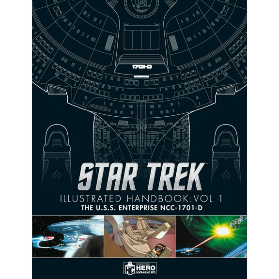 Star Trek The Next Generation: The U.S.S. Enterprise NCC-1701-D Illustrated Handbook (Hardcover)