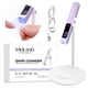 thumbnail image 1 of Lámpara UV para uñas de gel SAVILAND Handheld con soporte magnético, 1 of 7