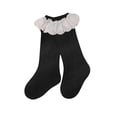 thumbnail image 2 of SAYOO Calcetines de encaje de princesa para niños y niñas, calcetines de algodón finos y dulces calados de color sólido para 1-5 años SAYOO casual, 2 of 7