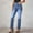 *Blue, variant on ClodeEU Women's High Waisted Straight Leg Jeans,Casual Trendy Slim Fit Denim Pants Beige,Womens Plus XL
