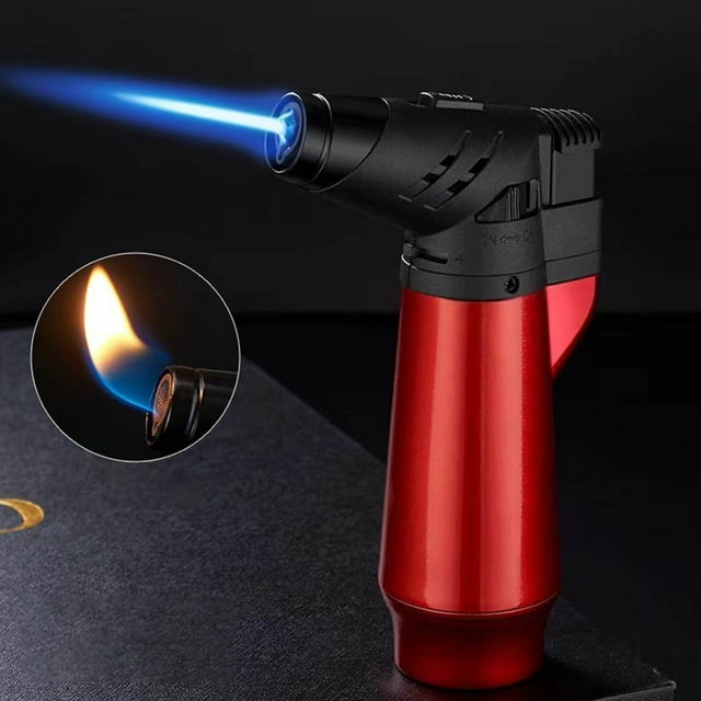 RYRDWP Torch Lighters ,Windproof Refillable Lighter,Adjust Flame,Used For Barbecue Kitchen Fireplace Candles Etc(Gas Not Included)