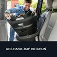 thumbnail image 5 of Evenflo Revolve360 Slim 2-in-1 Rotating Car Seat with Quick Clean Cover (Salem Black), 5 of 11