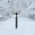 thumbnail image 5 of CJC 24" Snow Gauge, Snowflake Snowfall Measuring Gauge, Handmade Metal Snow Measuring Stick (Snowman), 5 of 10