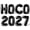 Black, variant on Letter Balloons - HOCO 2027 16" Inch Alphabet Letters Foil Mylar Balloon Homecoming Party Banner (Pink)