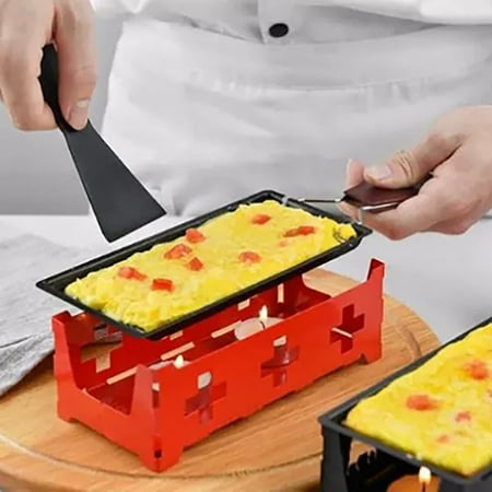 

〖Yilirongyumm〗Kitchen Organization New Frying Pan Cheese Skillet Nonstick Grill Iron Carbon Steel Kitchen Cookware