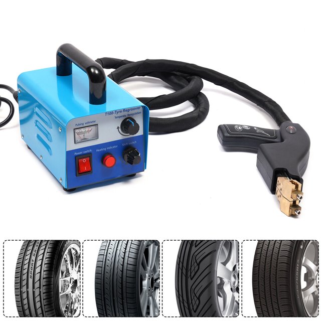 110V Tire Groover Grooving Iron W/Blade Truck Tire Rubber Grooving Machine