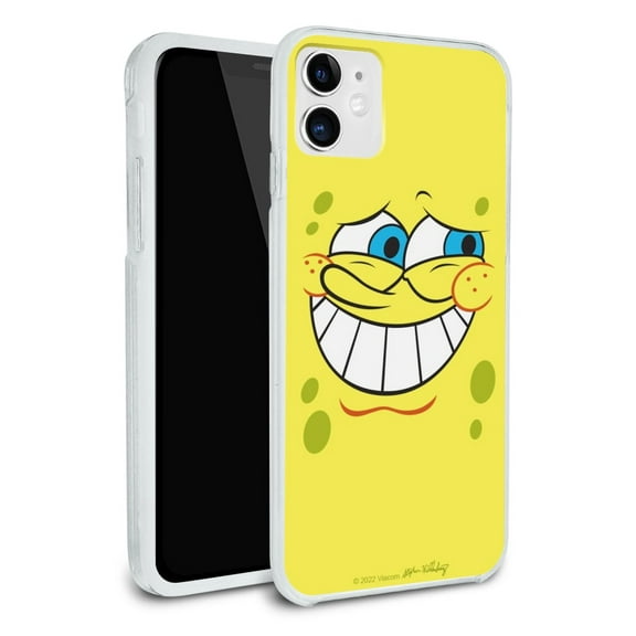 SpongeBob Guilty Face Protective Slim Fit Hybrid Rubber Bumper Case Fits Apple iPhone 8, 8 Plus, X, 11, 11 Pro,11 Pro Max