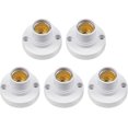 thumbnail image 1 of 14 Lamp Holder,e14 Edison Screw Light Bulb Holder, Plastic Ceiling Lamp Socket Crday Gift, 1 of 5