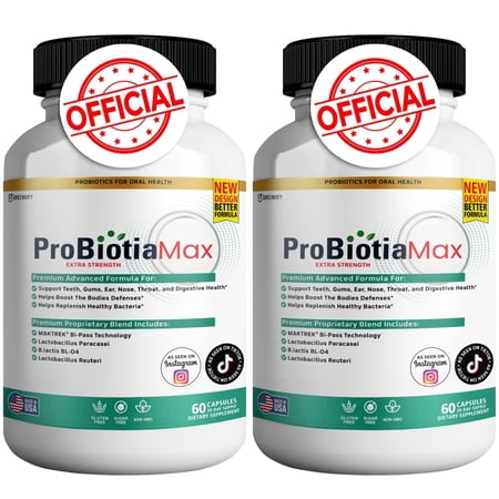 Microbiome Support Supplement for Dental & Gum Health - Fresh Breath & Immune Defense (Oral Probiotic + Prebiotic) - 120 Capsule