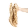 thumbnail image 3 of 3 Bendable Metals Upgraded Claw Ponytail Pony Tail Law Clip In Hairpieces Styles Hair Extensions Blonde/Black/Brown, 3 of 5