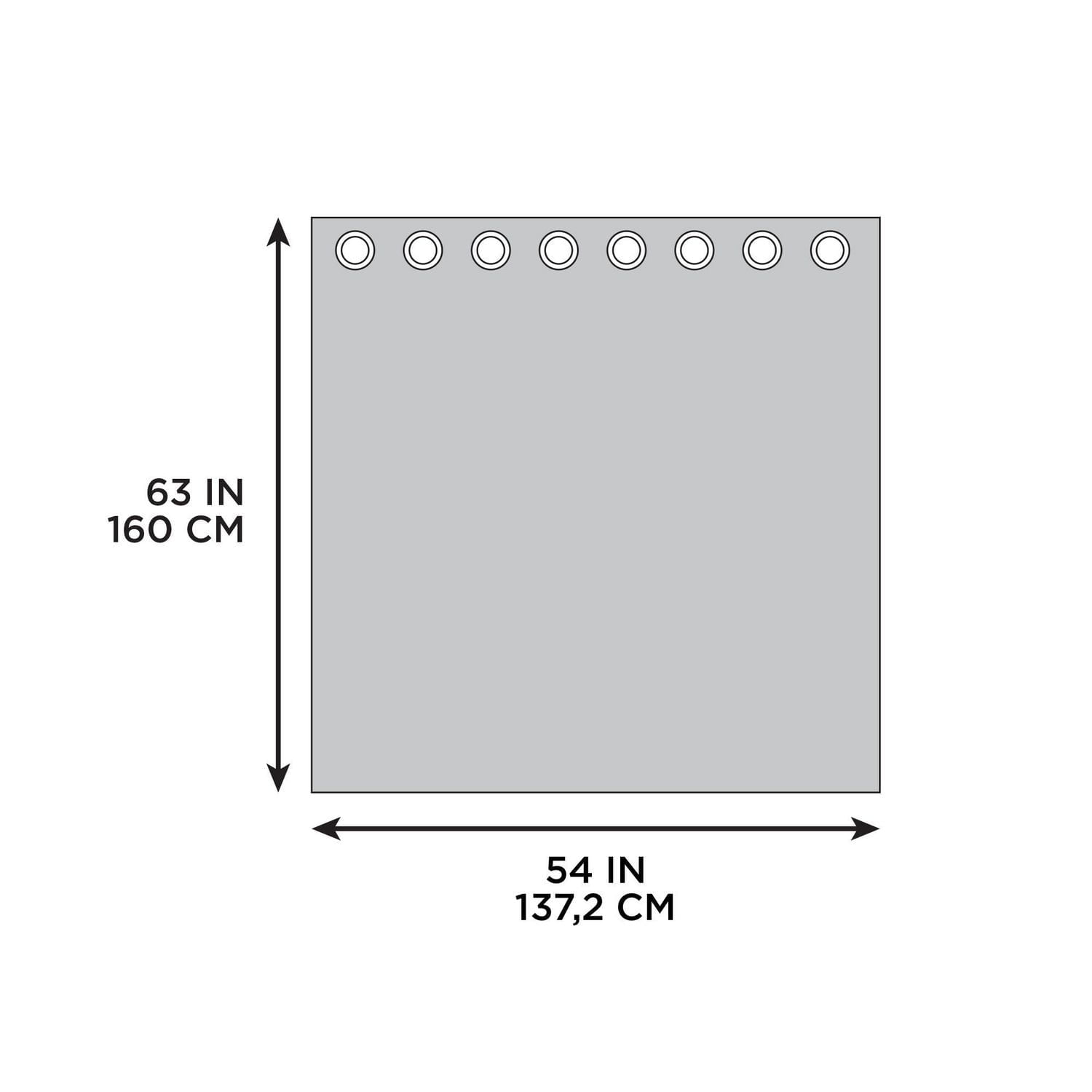 Mainstays Faux Suede Drapery Grommet Window Panel