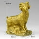 thumbnail image 4 of Estatua de Cabra Gloria Zodiaco Chino Coleccionables Decoración Cobre, 4 of 4