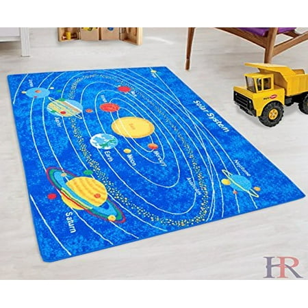 Solar System Kids Educational Play Mat For School Classroom Kids