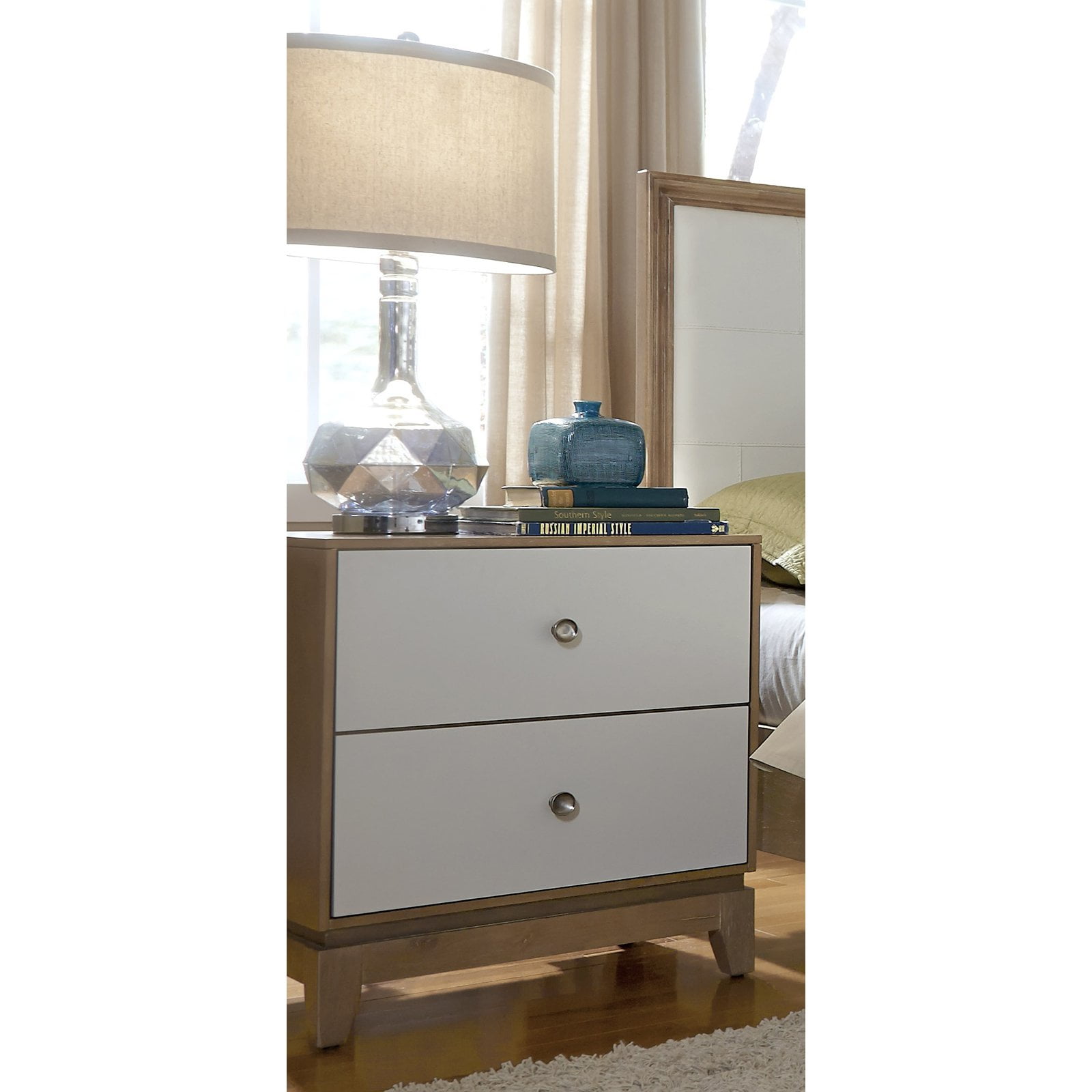 Progressive Furniture Hashtag FUN 2 Drawer Nightstand