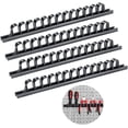 thumbnail image 1 of Soporte para destornilladores, almacenamiento de destornilladores, barras de 35 cm para soporte de herramientas de pared para taller de garaje en casa 4 negro, 1 of 5