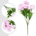 thumbnail image 2 of Bgsha 11Head Carnation Artificial Flowers Plastic Fake Plants Home Party Wedding Decor, 2 of 9
