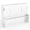 White(Queen Size), variant on Full Size Murphy Bed with a desk, USB Charging Station, LED Lights, Space-Saving Hidden Wall Bed, White
