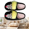 thumbnail image 1 of Pantuflas Con Punta Cerrada Felpa Trump Antideslizantes Creativas para Hombres Y Mujeres, 1 of 9