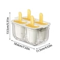 thumbnail image 2 of Popsicles Molds Ice Cream Molds Ice Molds Popsicle Molds With Sticks Ice Pop Mold Ice Cream Food Grade Ice Box Sharpener Ice Cream Ice Cream Box Homemade Ice Cream, 2 of 7