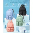 thumbnail image 2 of Mochila Escolar Viaje Para Laptop 15.6 Inch Mochilas Hombre Antirrobo Negro IFORU 30 L, 2 of 8