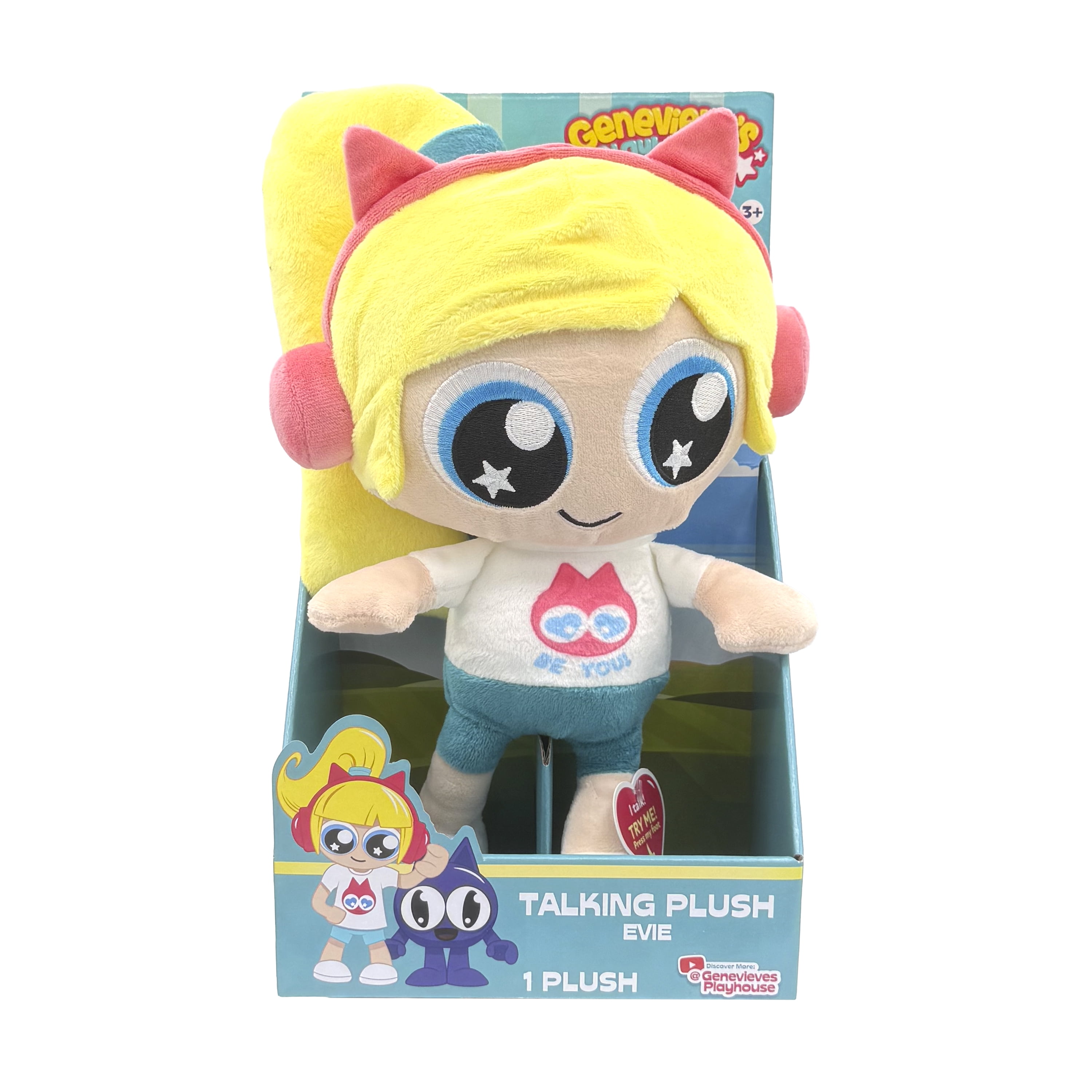 Genevieve's Playhouse Talking Plush Toy – Educational and Interactive Learning, Ages 3+