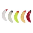 thumbnail image 2 of 125pcs/box Soft Bait Worms Fishing Lures Luminous PVC Glow Soft Lure Baits for Bass Fishing, 2 of 9