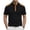 Black, variant on Men's Short Sleeve Cuban Guayabera Shirt Breathable Fabric Summer Beach Hippie Casual Stylish Top 2026 Fashion
