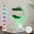 thumbnail image 1 of Fiudx Lámpara de Arena Usb, Luz Led 3D de Mesa, Decoración de Mesita de Noche con Cambio de Color Rgb, Arte de Arena Único, Función Regulable, Decoración Del Hogar, Regalo para Seres Queridos, Verde,, 1 of 6