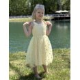 thumbnail image 3 of Arshiner Toddler Girl Tutu Dress Summer Bow-Tie Straps Casual Dresses Princess Flowy Swing A-Line Dress, 3 of 6