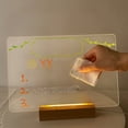 thumbnail image 4 of RKSTN Lighting Message Board DIY Erasable Vertical Desktop Luminous Writing Board Handwriting Board Small Blackboard LED Fluorescent Board, 4 of 5