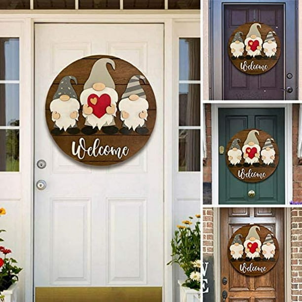 Welcome Sign Front Door Hook Farmhouse Welcome Sign Rustic Wooden Door Hook Front Porch Decoration Hanging Vertical Sign Wall Decoration Spring Decoration Gift Walmart Com Walmart Com