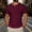 Wine, variant on COSFO Henley Polo Shirt Men White Short Sleeve Waffle Tops Moisture Wicking Slim Fit Performance Mens Classic T-Shirt