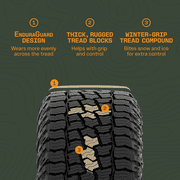 Cooper Discoverer Road+Trail AT All Terrain 255/70R18 116T XL Light Truck Tire