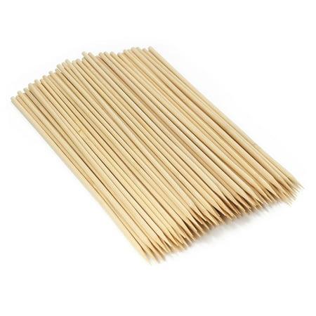 

BambooMN 4mm Sharp-Point Multipurpose Food Bamboo Skewers - 4.5 (11.4cm) - 100 Pieces