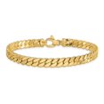 thumbnail image 1 of Mens 14K Yellow Gold Polished Fancy Link Bracelet (8.5 Inches), 1 of 5