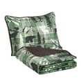 thumbnail image 6 of 3-Piece Rustic Wildlife Reversible Polyester Quilt Bedspread Set, 6 of 7