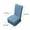 Blue, variant on Household Cotton Linen Chair Cover - Dining Room Stretch Chair Slipcover With Skirt Kitchen Seat Protector Wedding