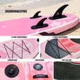 thumbnail image 5 of AISUNSS 11ft Inflatable Stand Up Paddle Board, Complete SUP Accessories, Wide Non-Slip Deck Design for Adults & Teenagers, 5 of 7