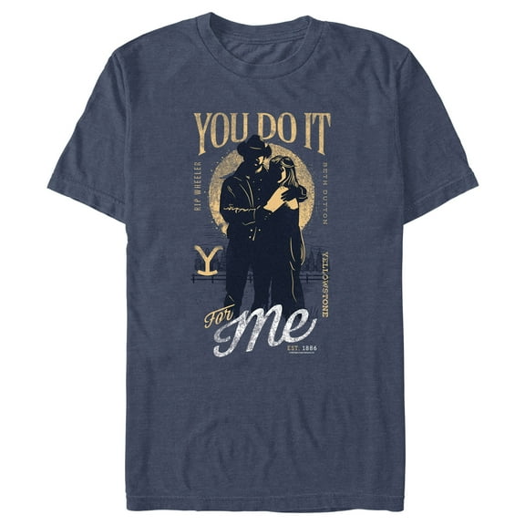 Men's Yellowstone Distressed Beth and Rip You Do It for Me Graphic T-Shirt