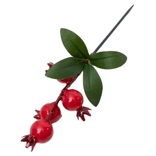 Simulated pomegranate fruit branch berry simulated flower home decoration