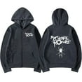 thumbnail image 4 of Sudadera con capucha de Rock Band My Chemical Romance Mcr Dead para hombre, sudadera con cremallera negra, Punk Emo, abrigos Vintage de moda, 4 of 5