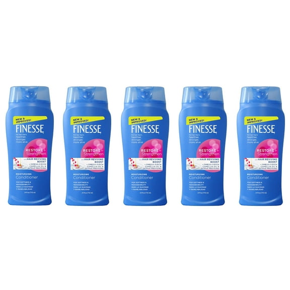 Finesse Restore & Strengthen Moisturizing Conditioner, 24 oz. - Pack of 5
