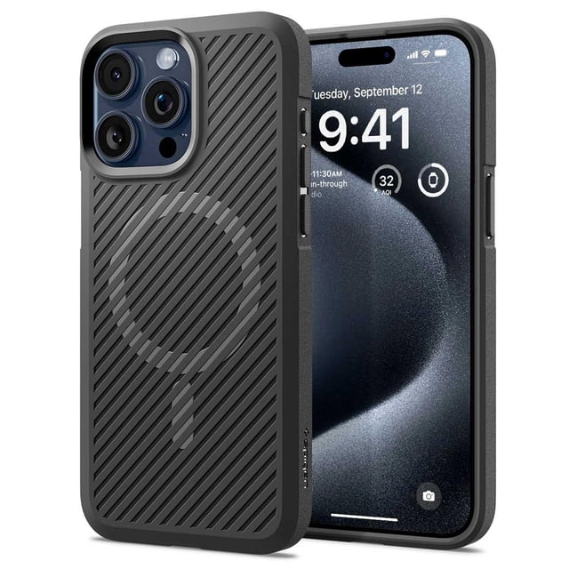 Funda SPIGEN Core Armor MagFit para iPhone 15 PRO MAX Negra