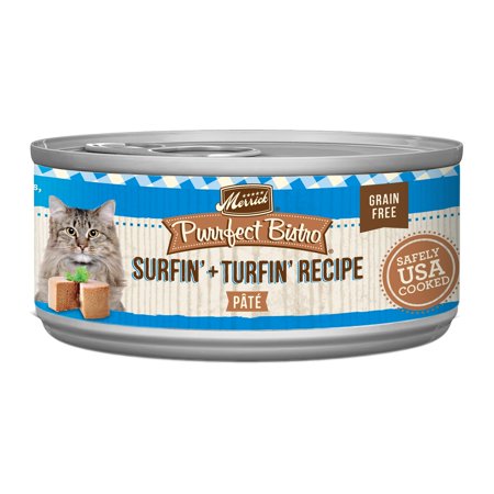UPC: 0022808018117 | Merrick Purrfect Bistro Beef & Chicken Pate Wet Cat Food 5.5 oz Can