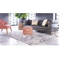 thumbnail image 3 of Rugs.com Botanical Shag Collection Rug – 8' x 10' Gray Shag Rug Perfect For Living Rooms, Large Dining Rooms, Open Floorplans, 3 of 9