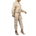 thumbnail image 3 of TheFound Women Solid Color Sweatpants Casual High Loose Fit Jogger Pants, 3 of 5