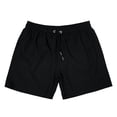thumbnail image 1 of Mens Board Shorts Men's Athleisure Loose Solid Color Quick Drying Beach Shorts Swim Trunks for Men Black M, 1 of 4