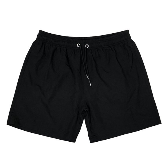 Ketyyh-chn99 Mens Shorts Beach Fashion Mens Stretch Swimming Shorts Swim Trunks Swimwear Bathing Suits Beach Wear Swim Suits Black,L