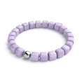 thumbnail image 1 of Purple Quartz | Silver | Gemstone Pebble Bracelet, 1 of 6
